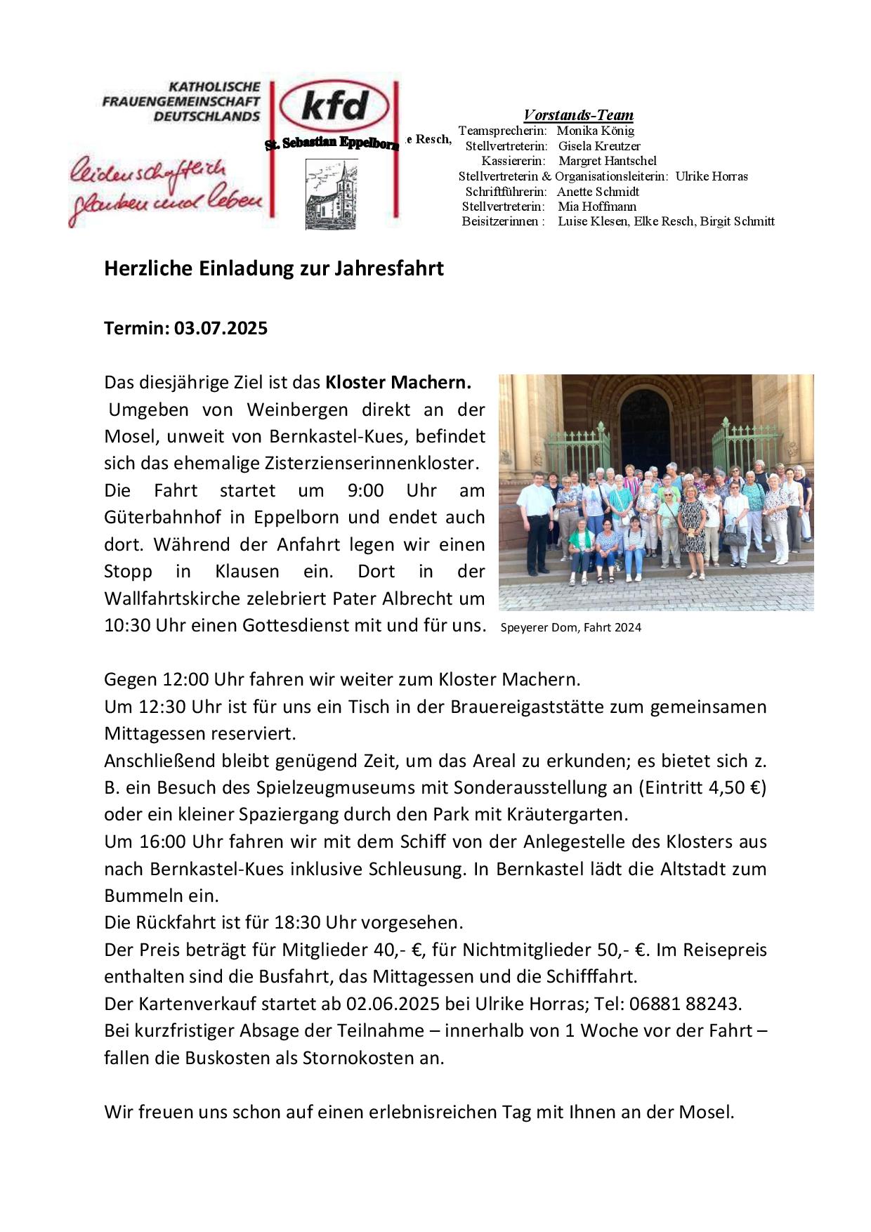 250610_Einladung_Jahresfahrt mit Logo