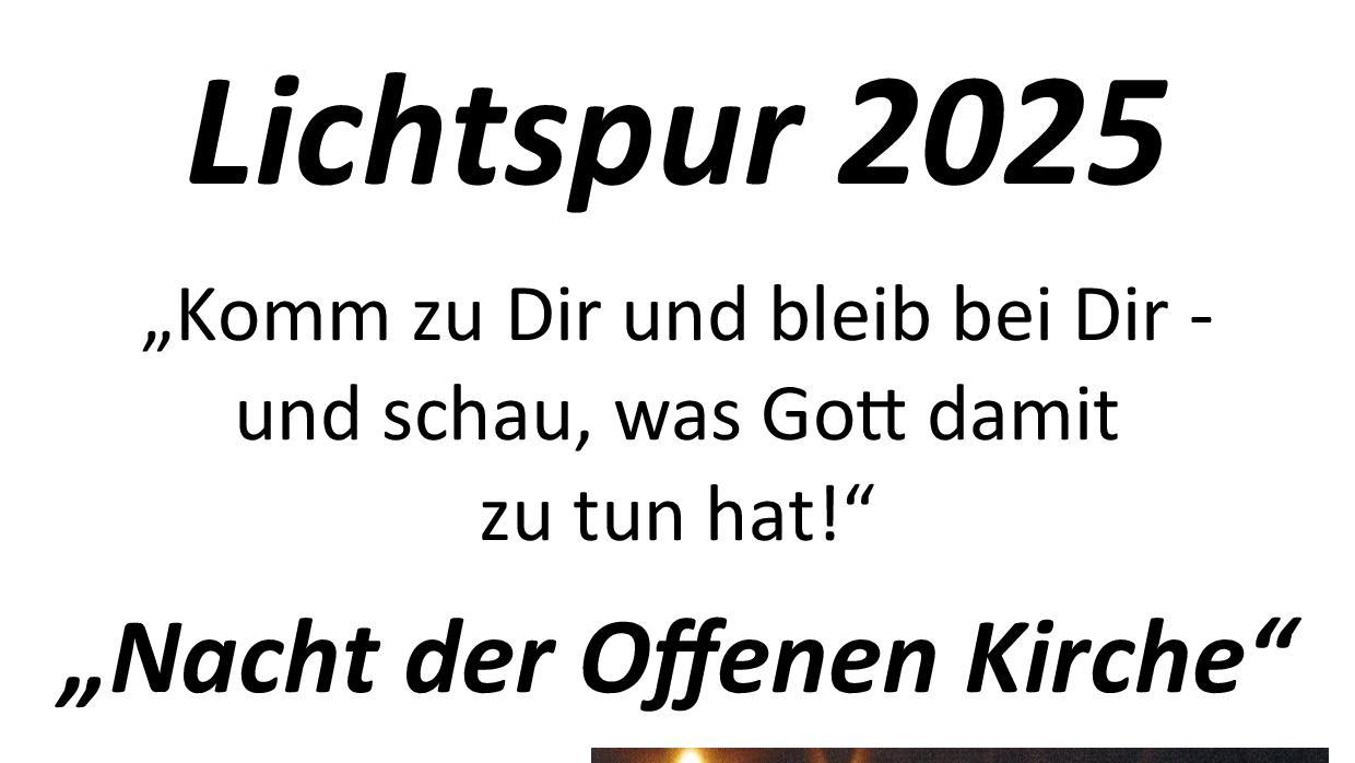 2025 Plakat Lichtspur