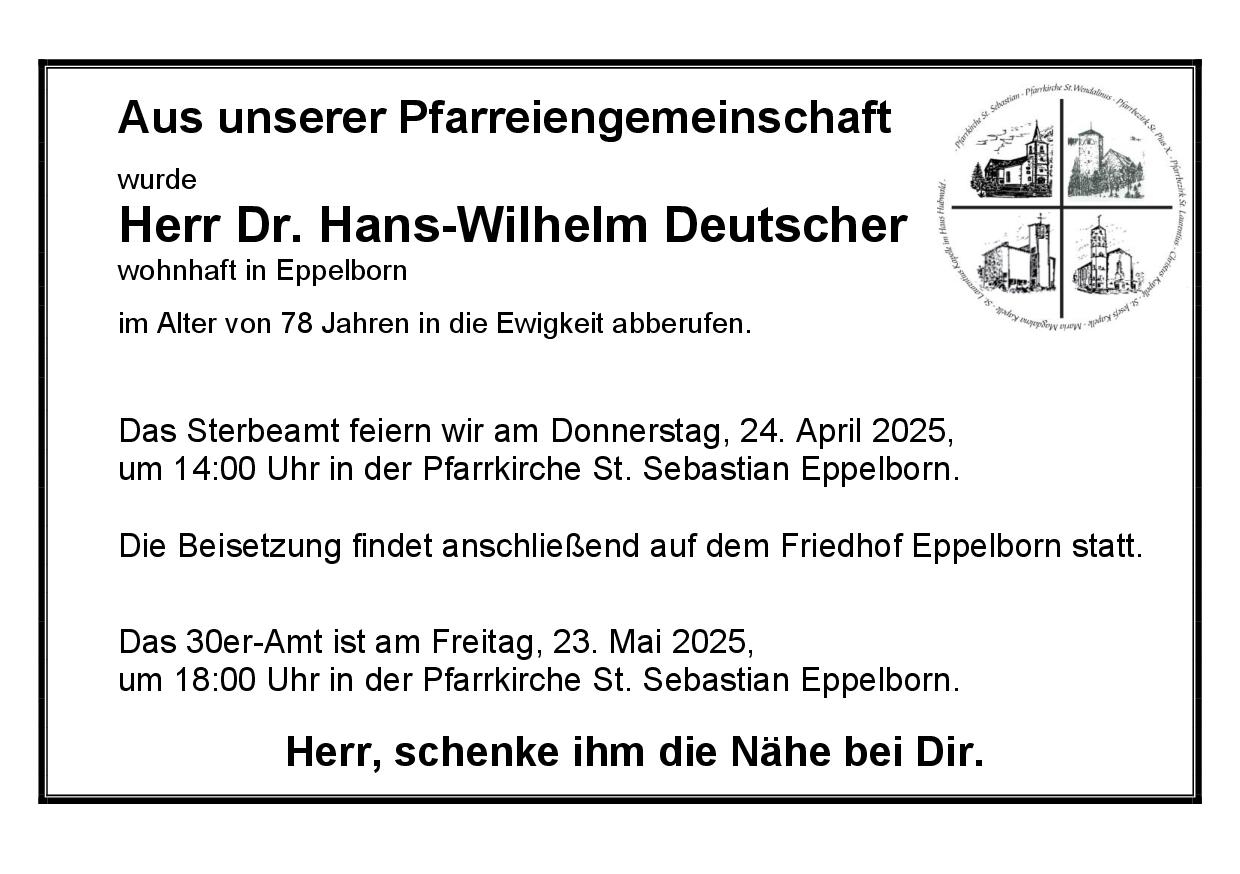 Deutscher, Hans-Wilhelm