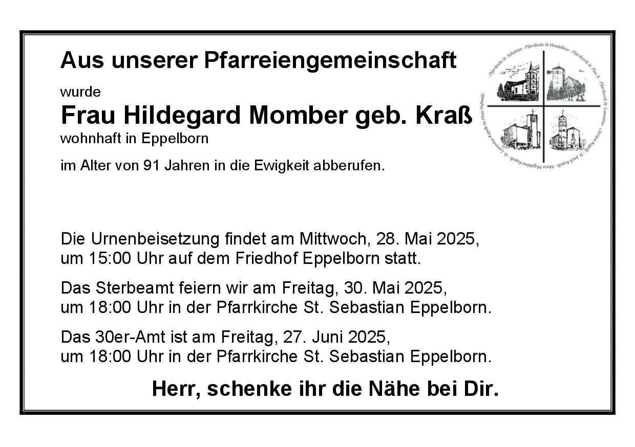 Momber Hildegard geb. Kraß