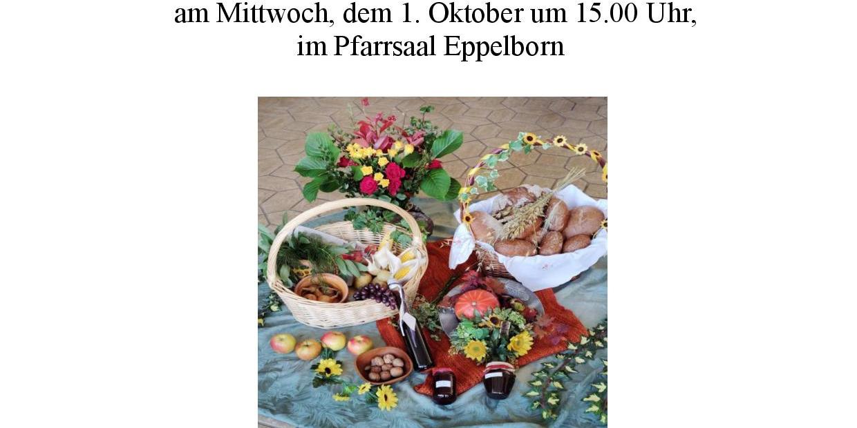 kfd Erntedank Einladung