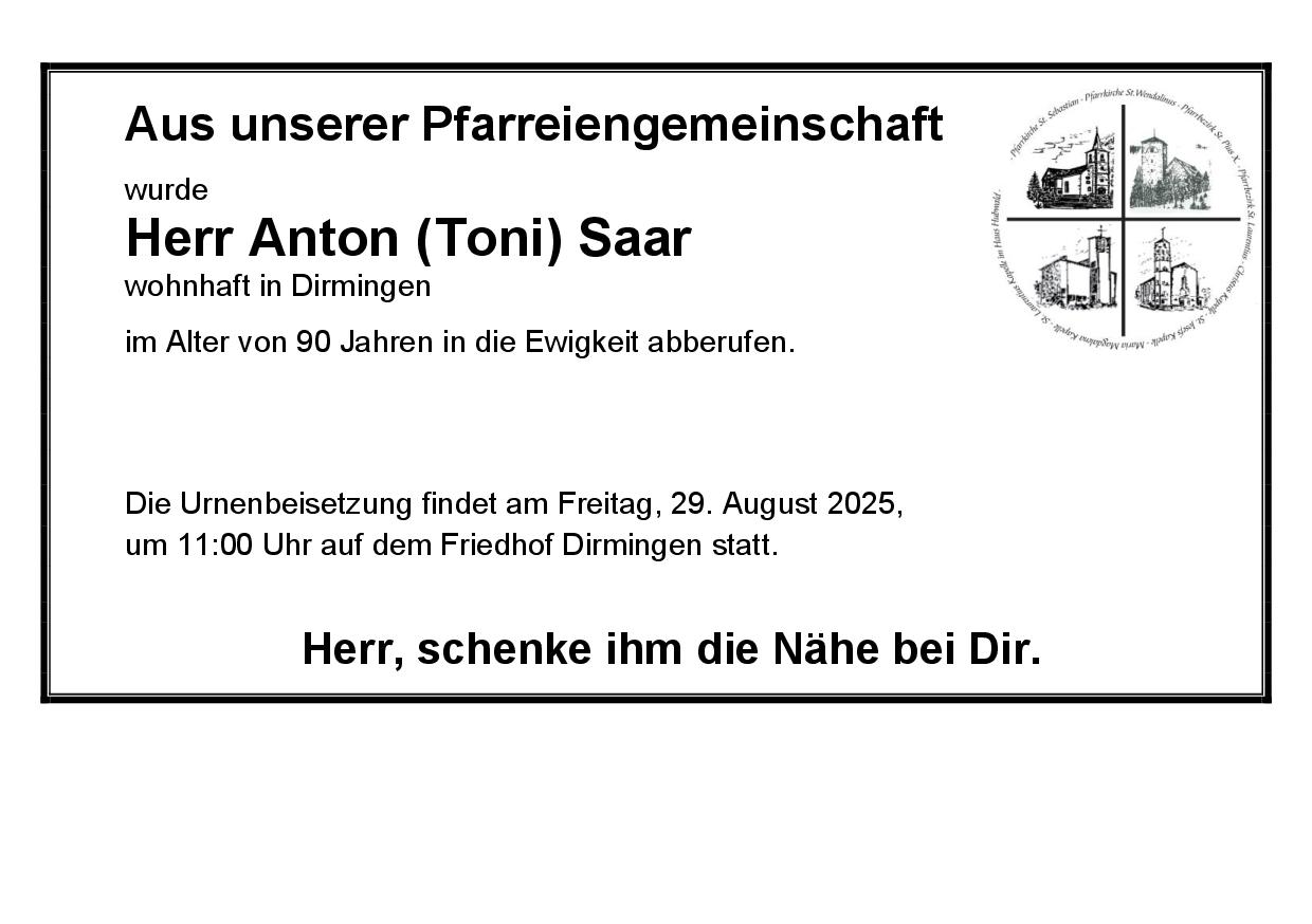Saar Anton Nikolaus