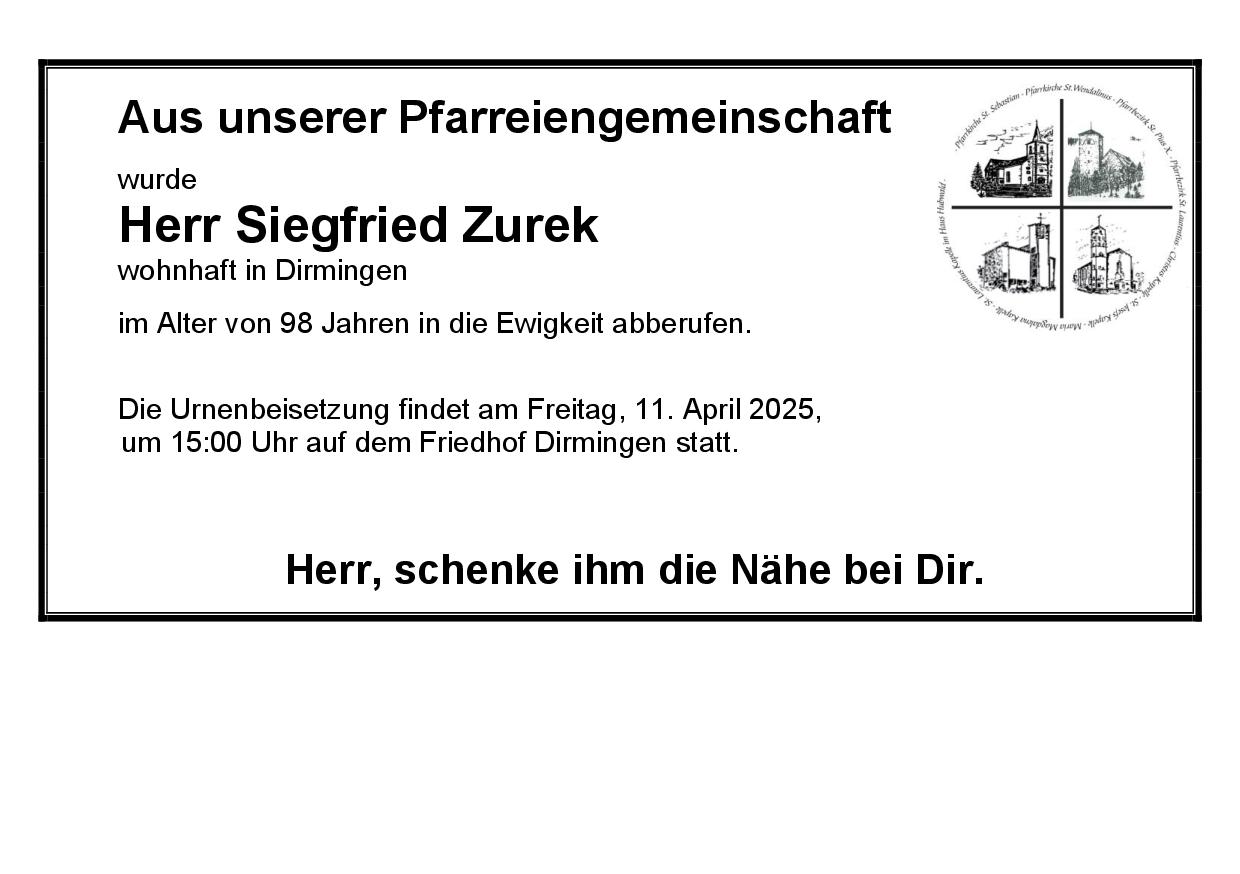 Zurek Siegfried